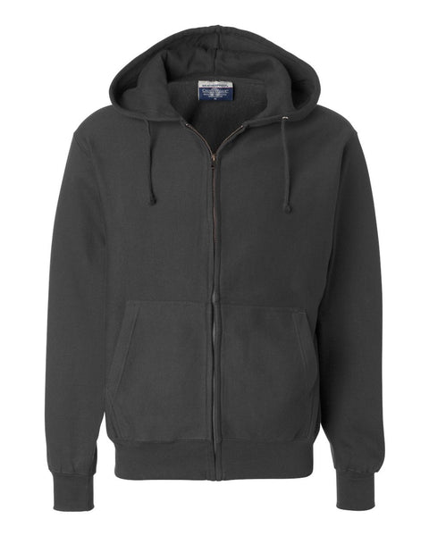 Weatherproof - Cross Weave Full-Zip Hooded Sweatshirt - 7711