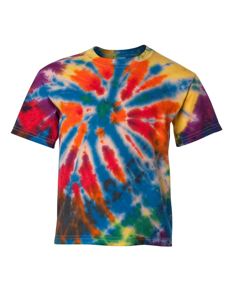 Tie-Dyed - Youth Rainbow Cut-Spiral T-Shirt - 20BTD