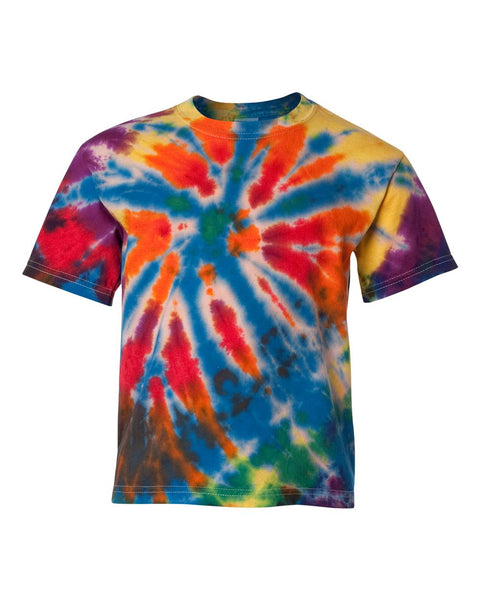 Tie-Dyed - Youth Rainbow Cut-Spiral T-Shirt - 20BTD