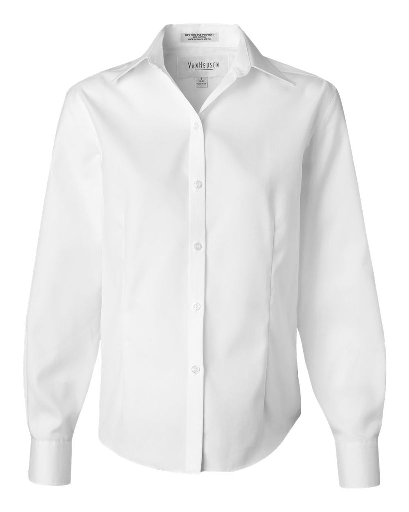 Van Heusen - Ladies' Non-Iron Pinpoint Oxford Shirt - 13V0144