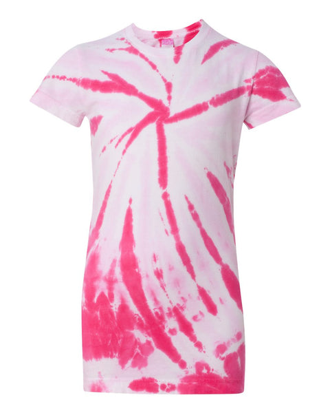 Tie-Dyed - Junior Fit Tone-on-Tone Pinwheel Short Sleeve T-Shirt - 3616TT
